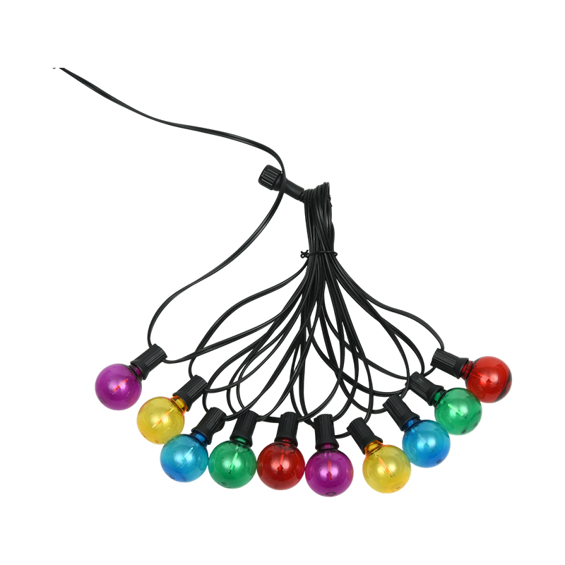 G40 Clip-on E12 Spiral Colorate șiruri luminoase decorative