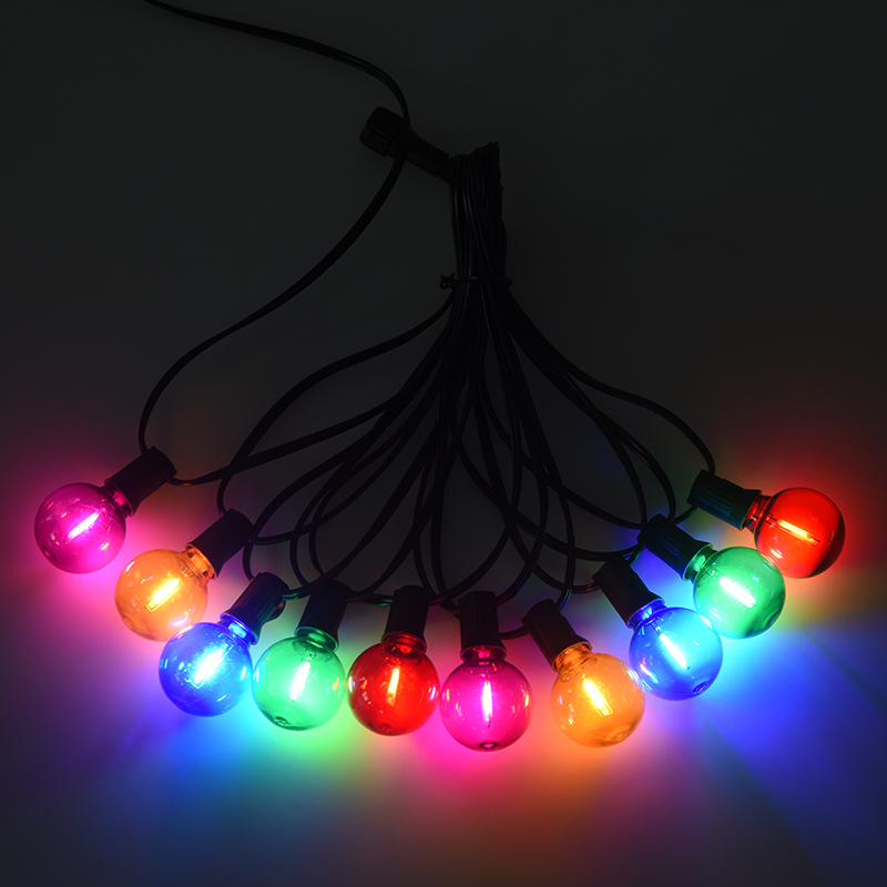 G40 Clip-on E12 Spiral Colorate șiruri luminoase decorative
