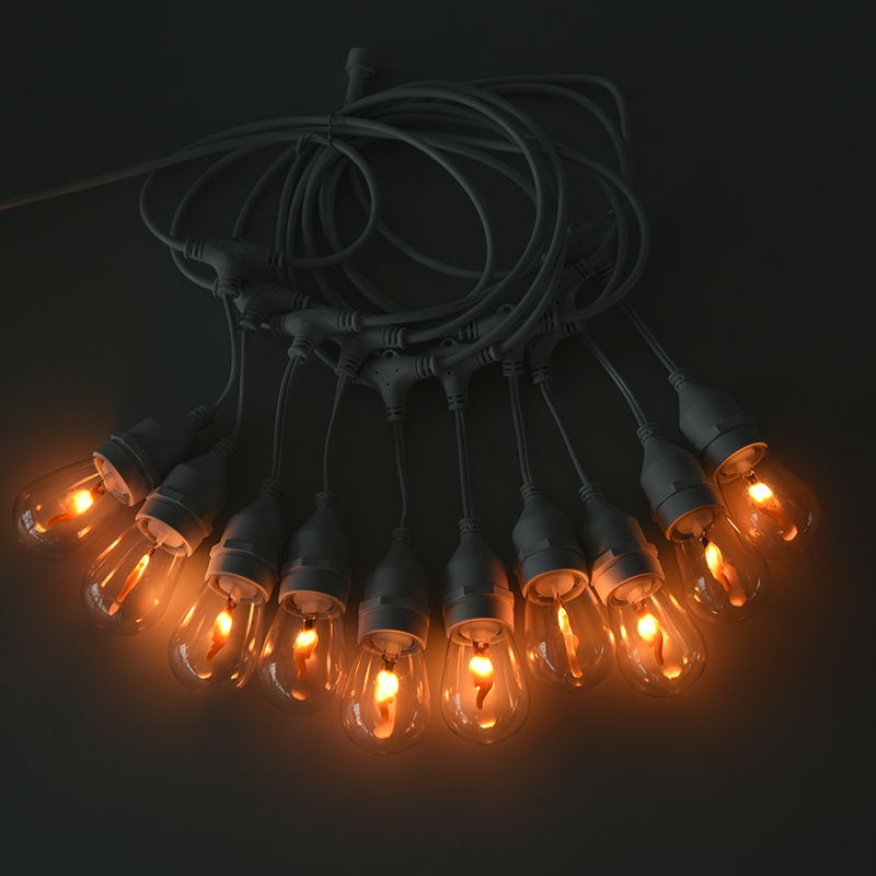 S14 Suspensie Tip E27 Spiral Alb Cald șir lumini 3.5V Model de siguranță de joasă tensiune