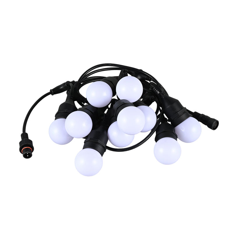 G45 Tip suspendat E27 Spiral RGB Sincronizat șir lumini intermitent