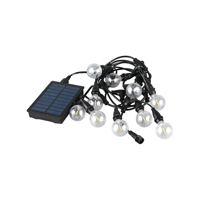 Lumină solară tip pandantiv G40 (suport lampă E12, 5 metri 10 lumini)